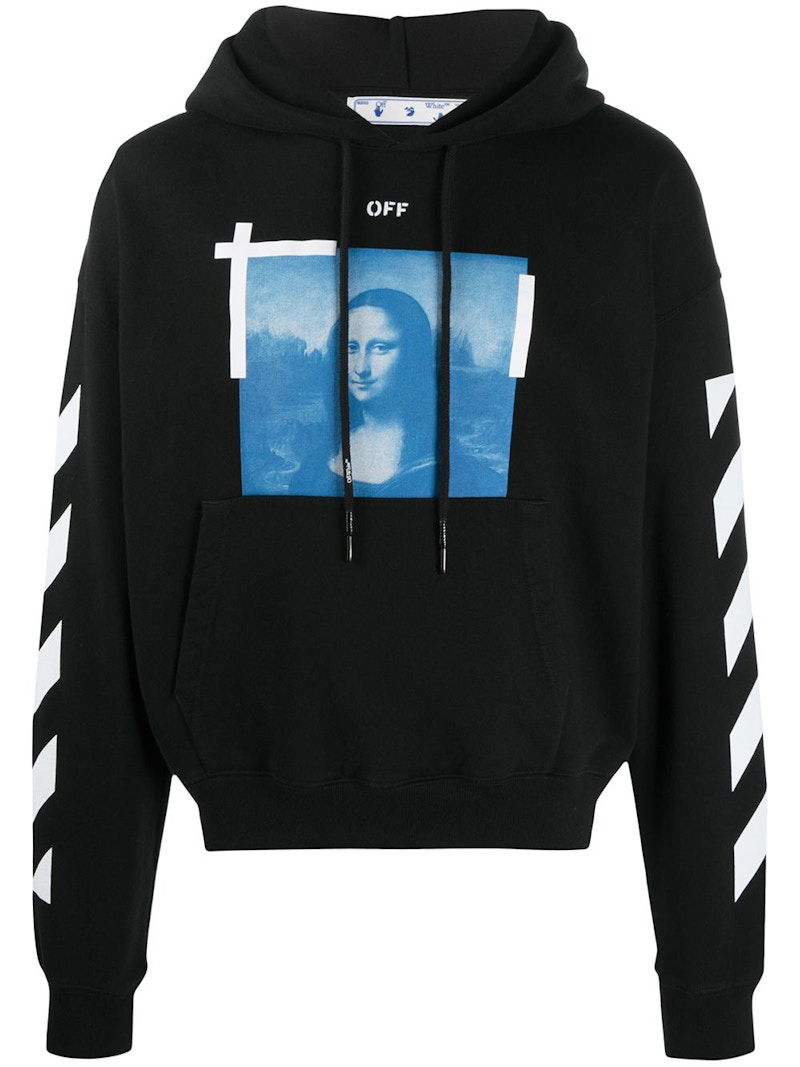 Mikina Off-White Mona Lisa Photograph Hoodie Čierna | OMBB037R21FLE0011001