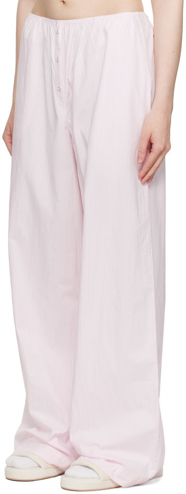 Pyžamo SKIMS SKIMS Cotton Poplin Oversized Sleep Pyjama Set Ružová | ST-SET-9517W, 3