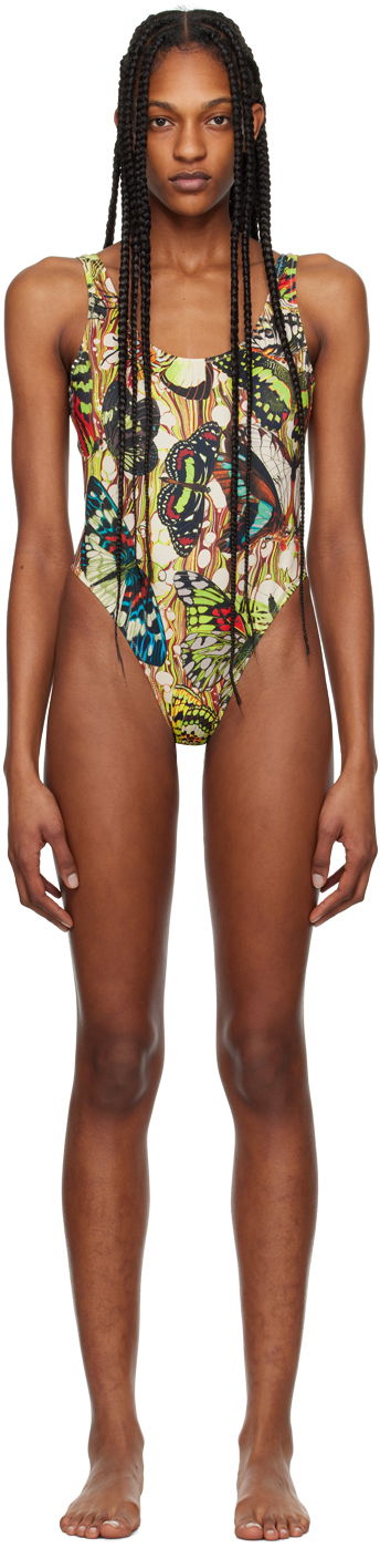 Plavky Jean Paul Gaultier Gaultier 'The Butterfly' One Piece Swimsuit Rôznofarebný | 24/25-F-MB011-J538-1090, 0