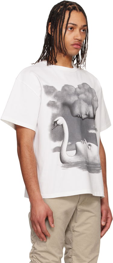 Tričko MISBHV MISBHV La Donna Del Lago Graphic T-Shirt Biela | 250M108, 1