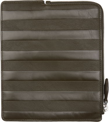 Peňaženka AMI AMI Alexandre Mattiussi Leather Midi Wallet Zelené | USL008.AL0090, 1