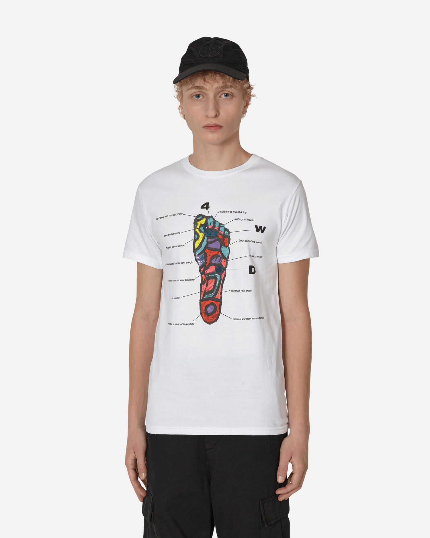 Tričko 4 WORTH DOING Peer Pressure T-Shirt Biela | 4WDF22T4 WHITE, 1
