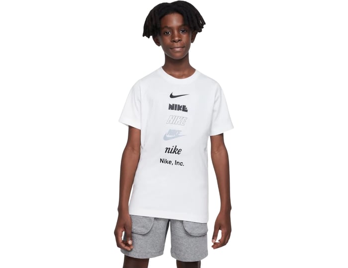Tričko Nike Multi-Logo T-Shirt Biela | DX9510, 0