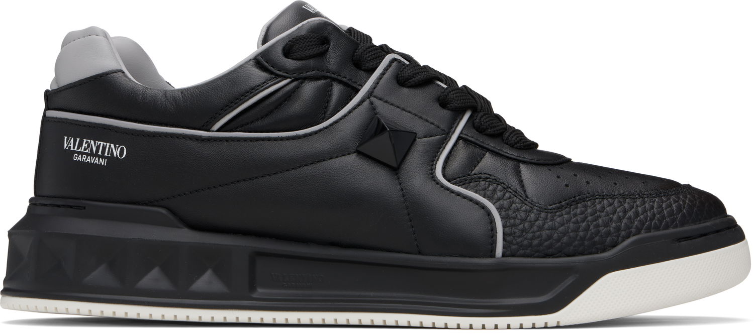 Tenisky a topánky Valentino Valentino Garavani One Stud Low-Top Nappa Čierna | 7Y2S0E71NWN, 0