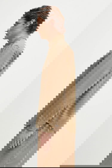 Košeľa Carhartt WIP Long Sleeve Madison Shirt Regular Fit Classic Collar Béžová | I023339.1Q5XX, 1