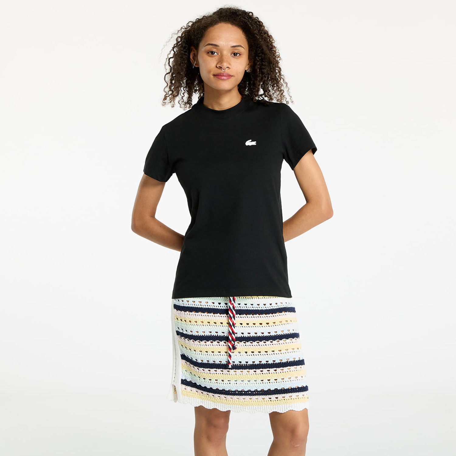 Tričko Lacoste Tee-Shirt &Turtle Neck Black Čierna | TF9246 031, 0