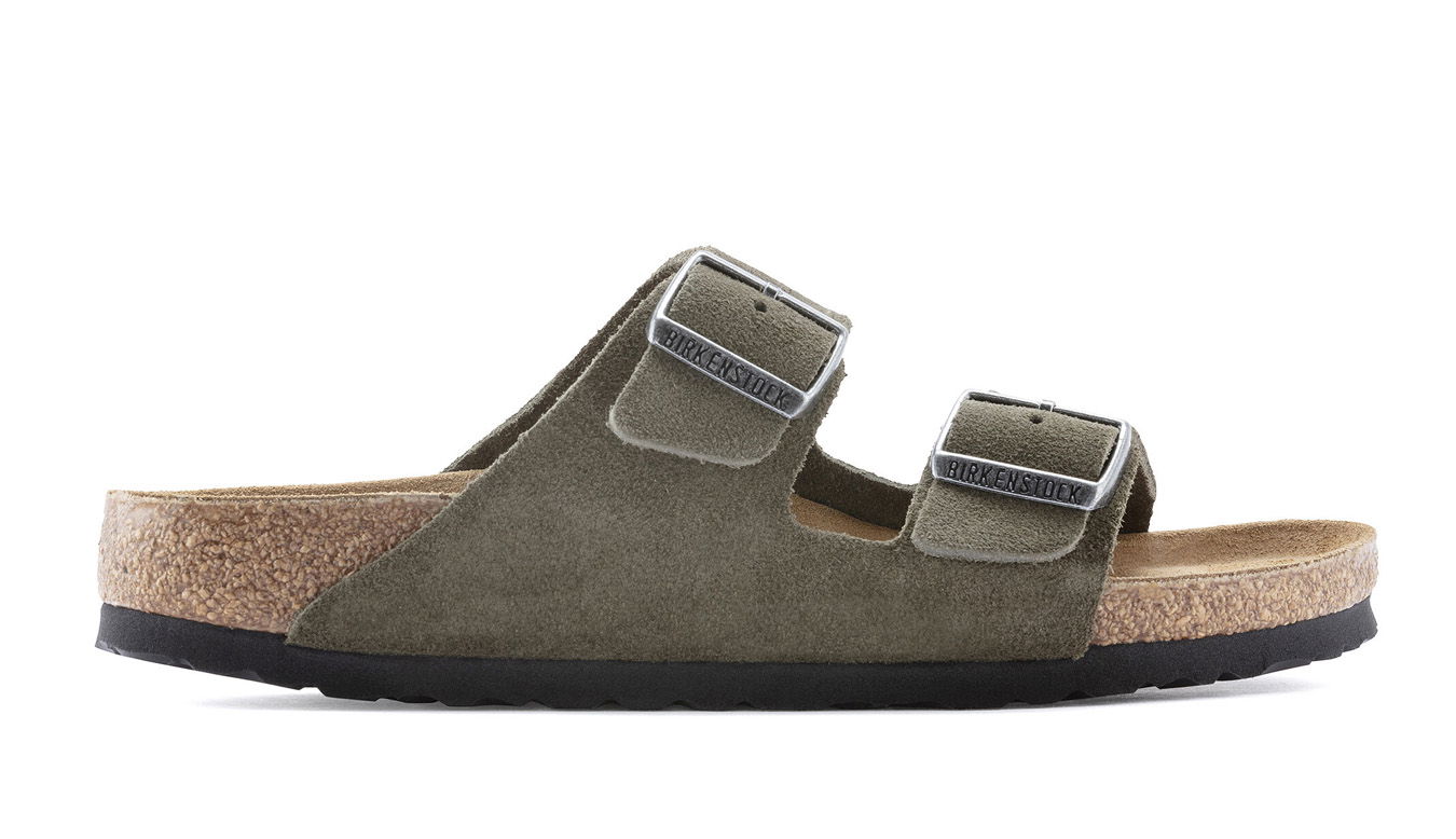 Tenisky a topánky Birkenstock Arizona Suede Leather Regular Fit Zelené | 1025070, 0