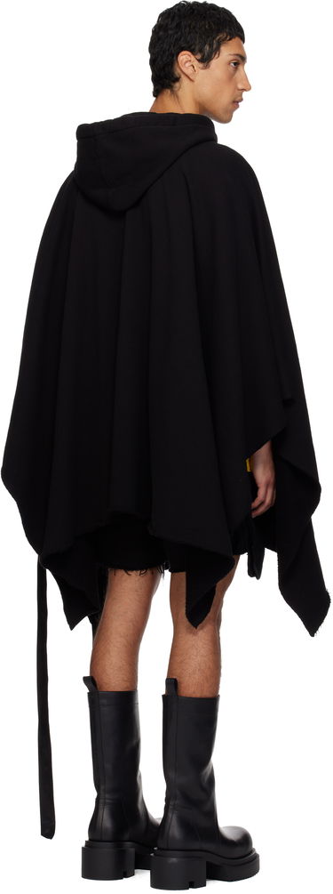 Mikina Rick Owens DRKSHDW Poncho Hoodie Čierna | DU02E7275 FSL, 2