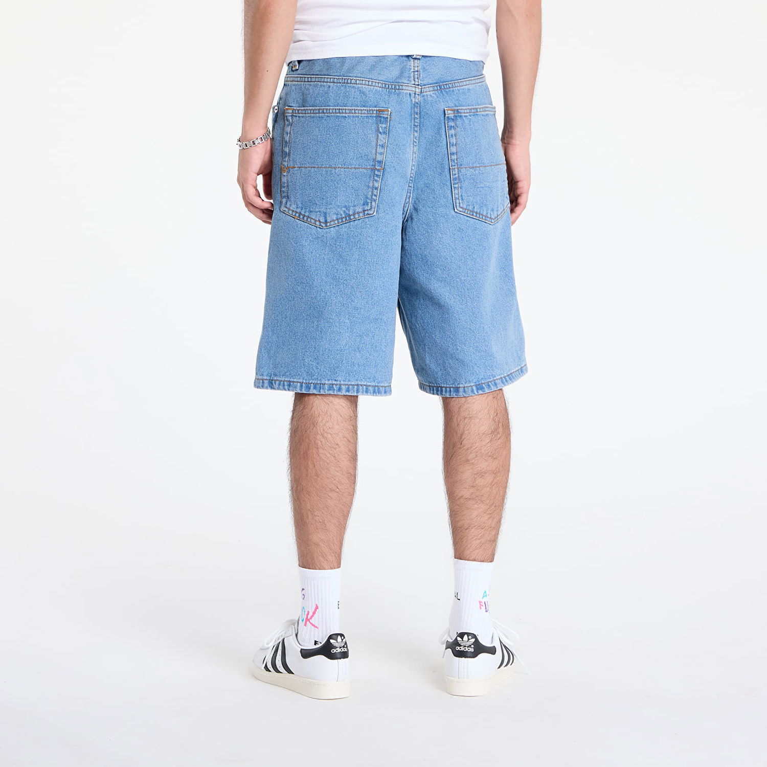 Šortky Vans Check-5 Baggy Denim Shorts 38 Modrá | VN000C9VCDX1, 1