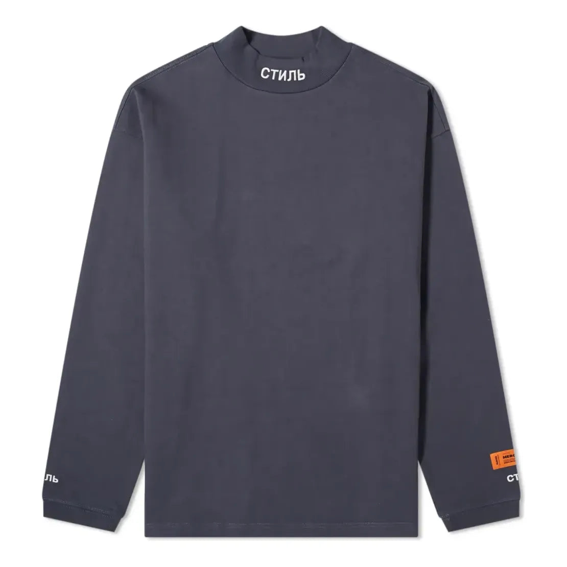 Sveter HERON PRESTON Heron Preston Long Sleeve Turtleneck T-Shirt Modrá | HMAB017F20JER0014501, 0