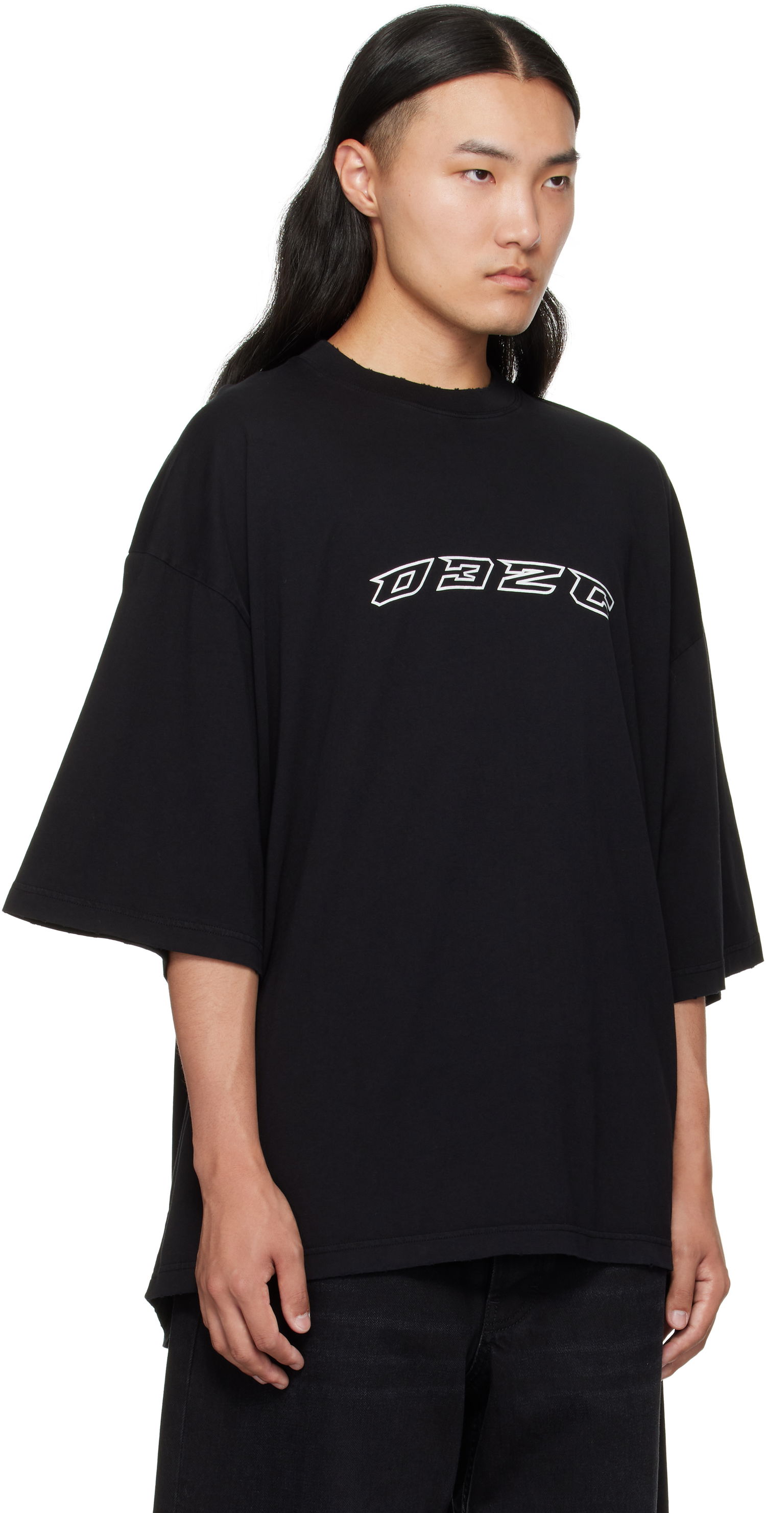 Tričko 032C 032c Hansel and Gretel Oversized T-Shirt Čierna | F25-URC-0152-050, 1