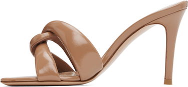 Tenisky a topánky Gianvito Rossi Amour Twisted Strap Heeled Sandals Béžová | G10012-85RIC-NUI, 2