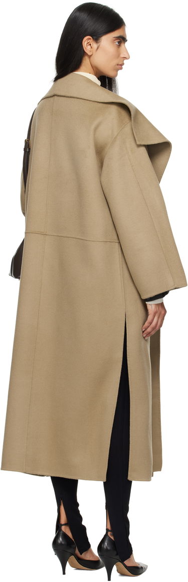 Kabáty TOTEME TOTEME Signature Wool Cashmere Overcoat Béžová | 234-WRO885-FB0049, 2