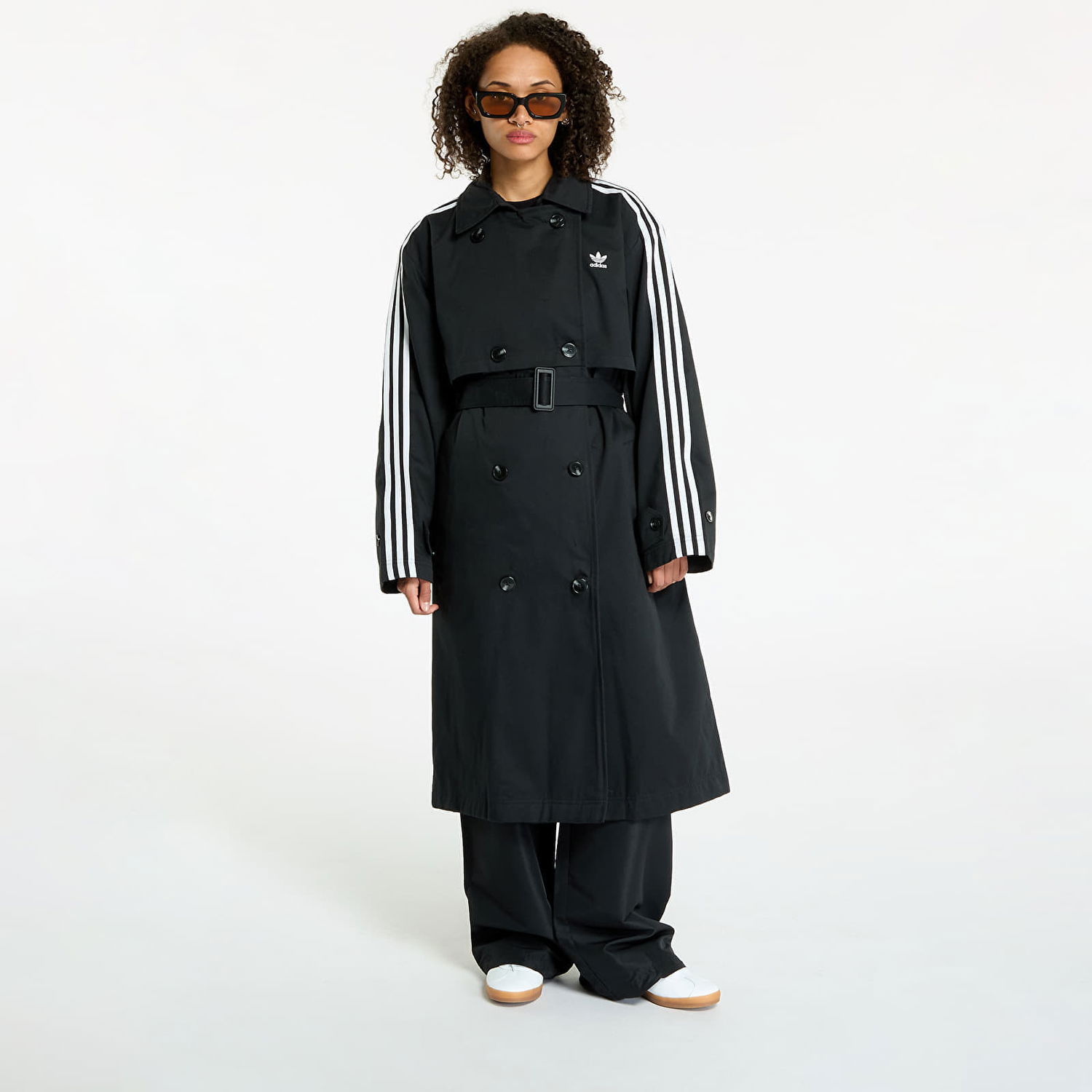 Kabáty adidas Originals Tcoat Twill Black Čierna | IZ0381, 0
