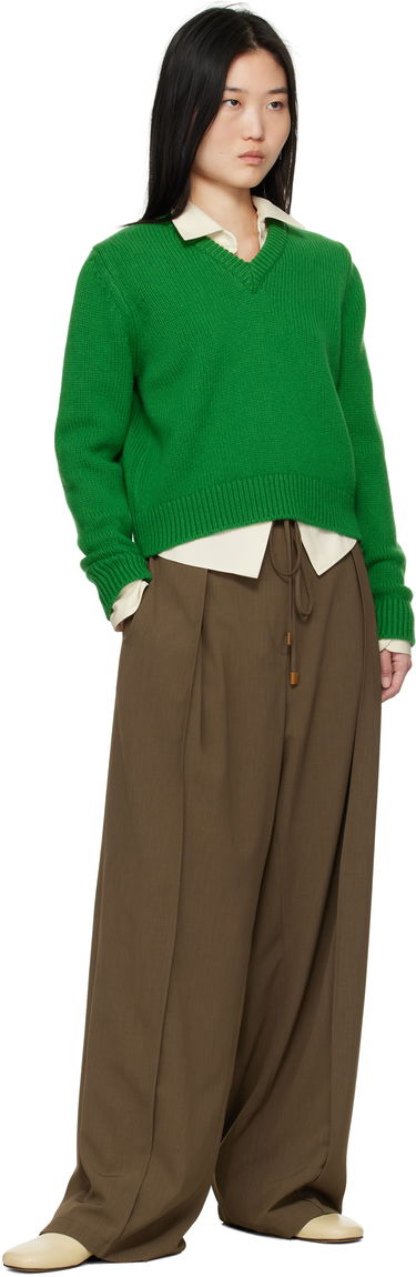Sveter &Daughter &Daughter Glenn V-Neck Sweater Zelené | WL20224, 3