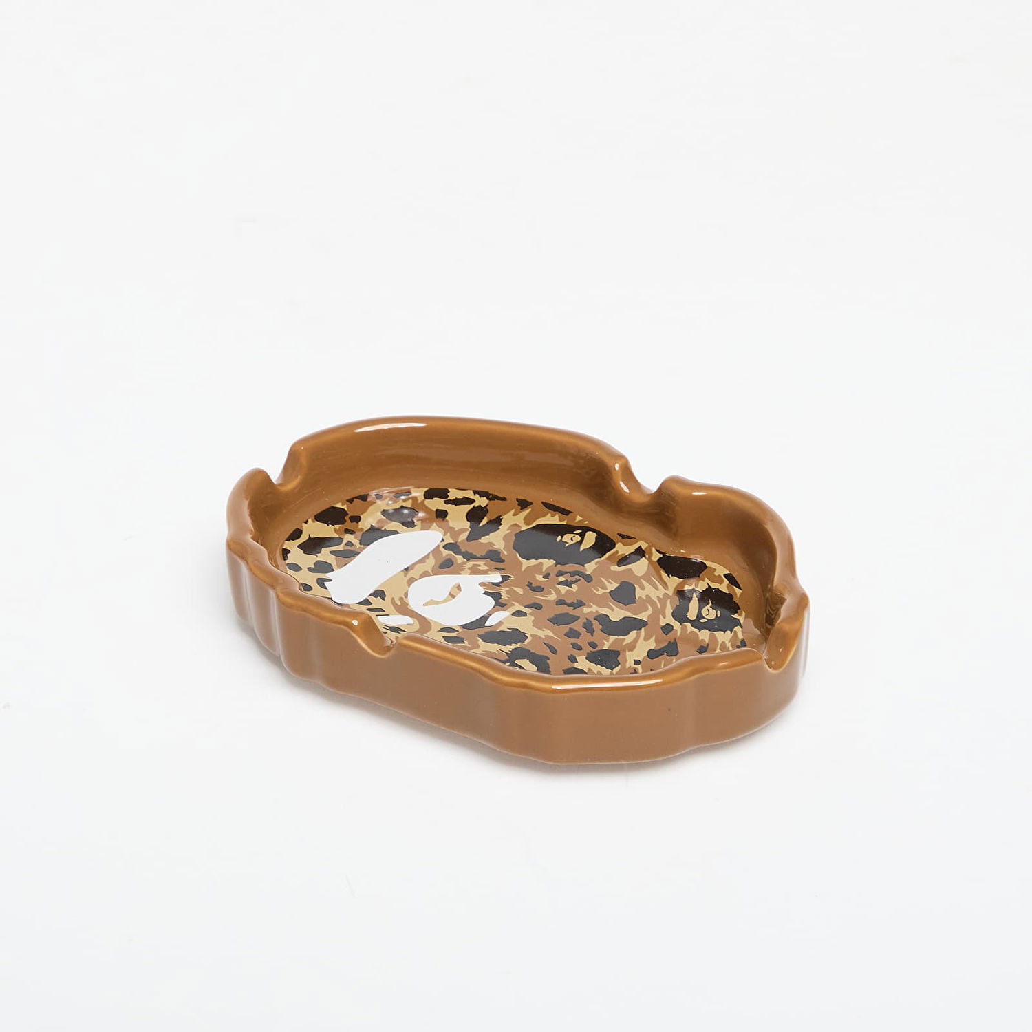 Home decor BAPE Wild Leopard Pattern Ape Head Ashtray Hnedá | 001GDL801010MBEI, 0