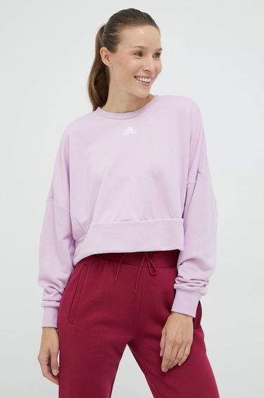 Mikina adidas Originals AEROREADY Studio Loose Sweatshirt Fialová | HM8710, 0