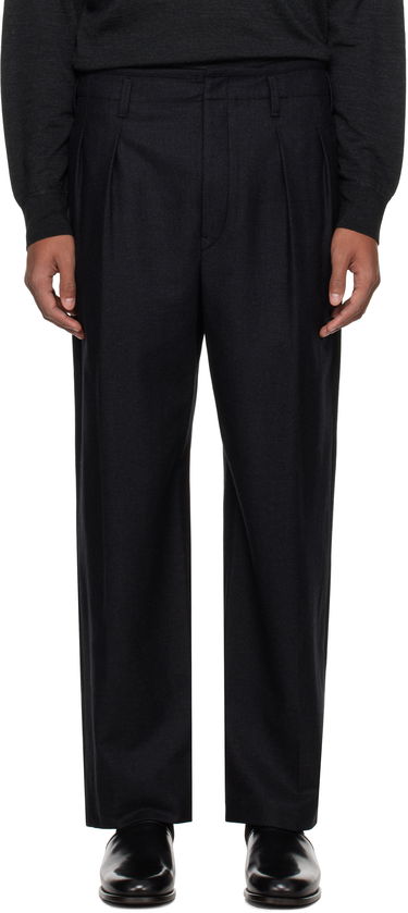 Nohavice LEMAIRE Lemaire Pleated Trousers Čierna | PA1130 LF1158, 0
