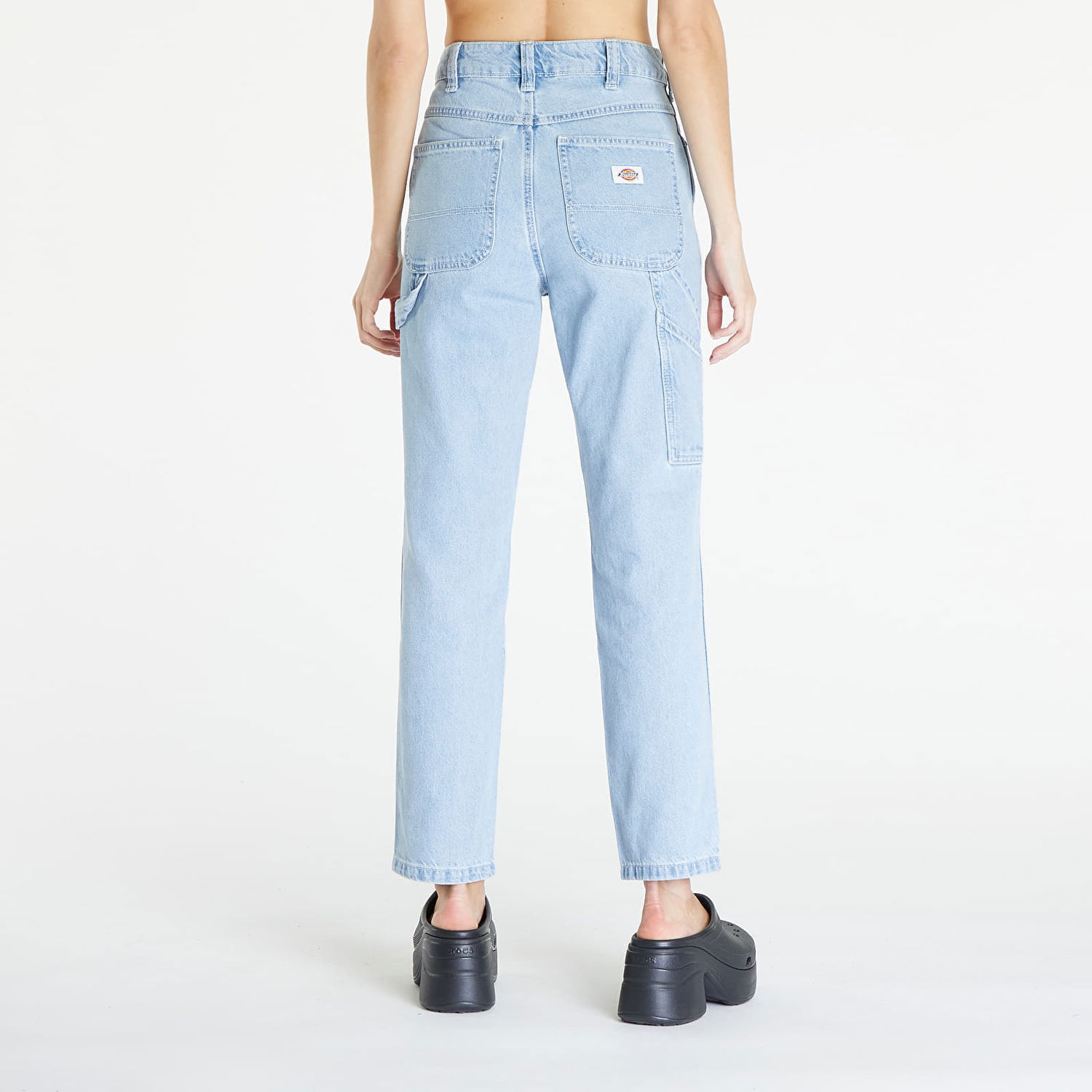 Nohavice Dickies Ellendale Denim Trousers Čierna | 0A4XEK, 1