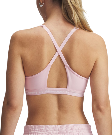 Podprsenka Under Armour Under Armour UA Crossback Low Sports Bra Ružová | 1386424-647, 2