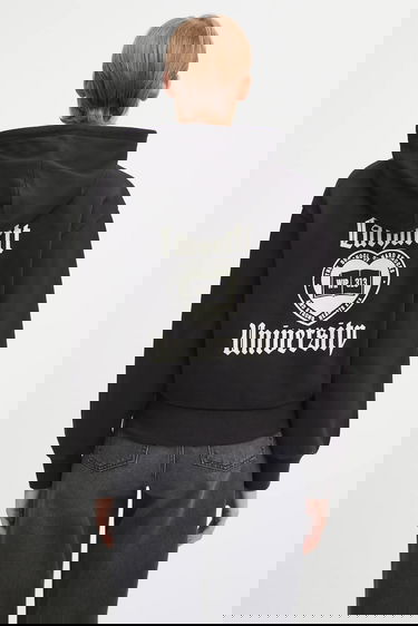 Mikina Carhartt WIP Hooded Schooling Jacket with Print Čierna | I035514.8906, 2