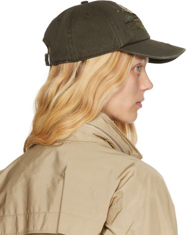 Šiltovka Burberry Burberry Duck Gabardine Baseball Cap Zelené | 8103757, 2