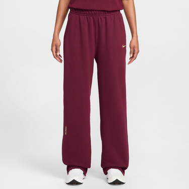 Tepláky Nike NOCTA Fleece CS Cuffless Pants Vínová | FZ4675-638, 2