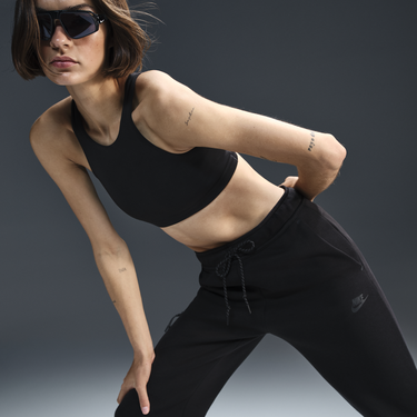 Tepláky Nike Tech Fleece Mid-Rise Joggers Čierna | HV6779-010, 4