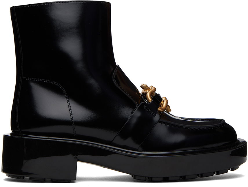 Oblečenie Bottega Veneta Bottega Veneta Black Monsieur Chunky Ankle Boots Čierna | 763861 V28R0, 0