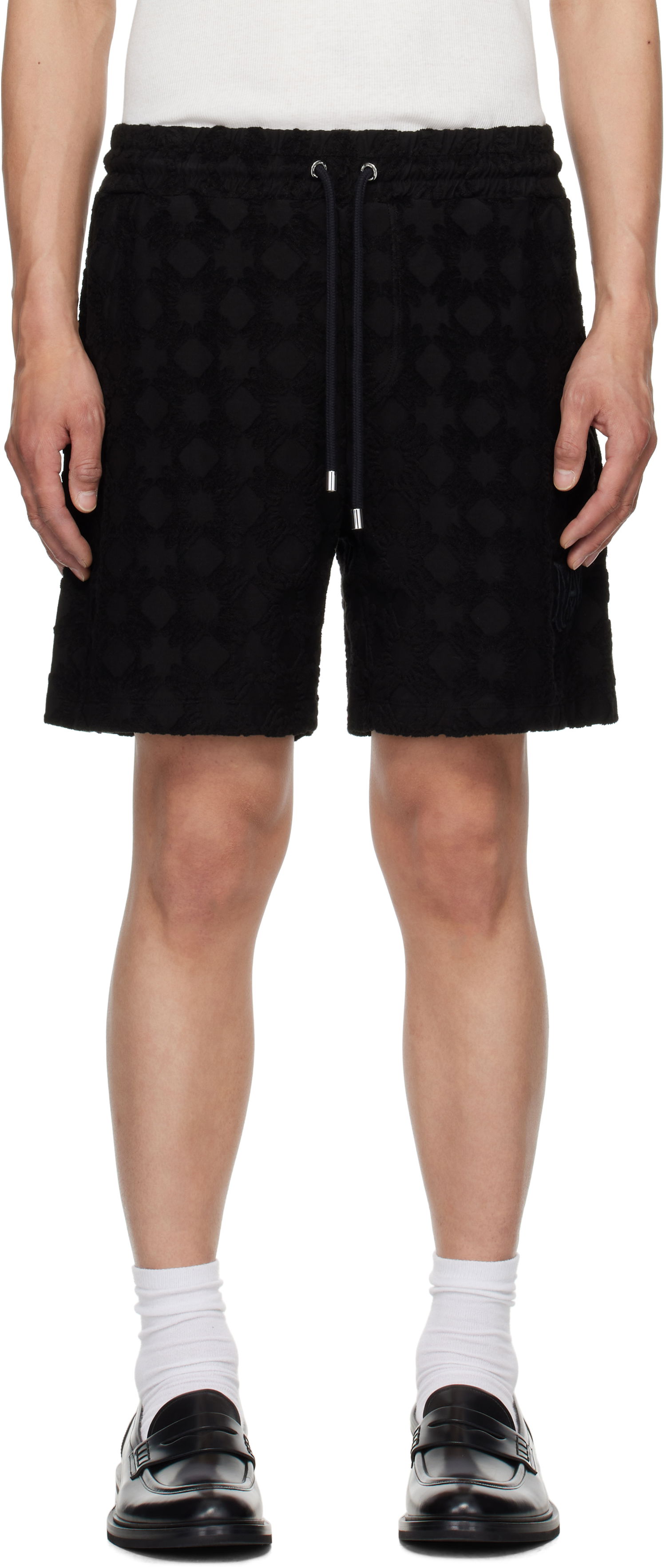 Šortky AMIRI AMIRI MA Quad Toweling Shorts Čierna | AMJYSH1039, 0