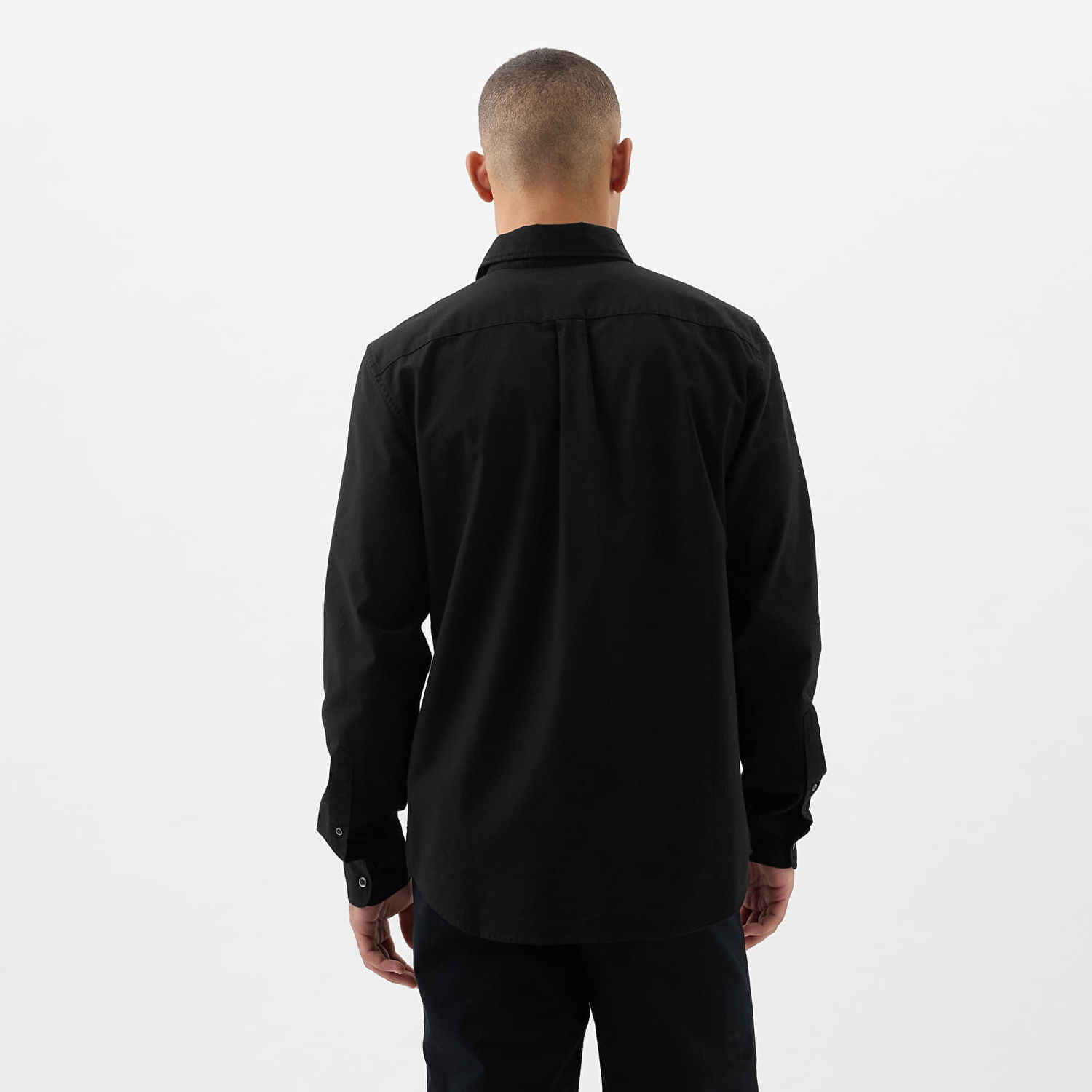 Košeľa GAP Shirt Stardard Oxford Shirt True Black XXL Čierna | 514274-00, 1