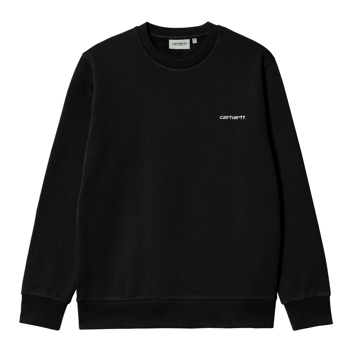 Mikina Carhartt WIP Embroidered Logo Sweatshirt Čierna | I034496_7, 0