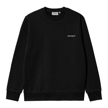 Mikina Carhartt WIP Embroidered Logo Sweatshirt Čierna | I034496_7, 0