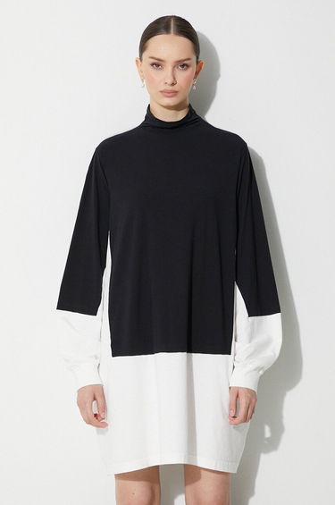 Šaty Maison Margiela Oversize Mini Dress Čierna | S62CT0244, 0