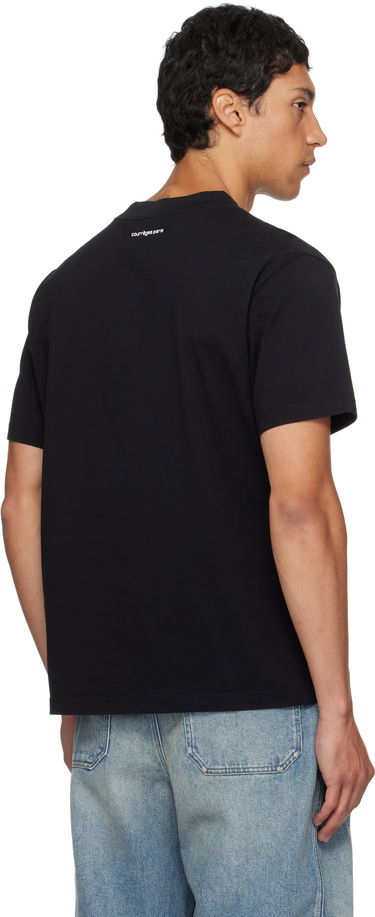 Tričko Courrèges Courrèges Oversized T-Shirt Čierna | 325JTS203JS0233, 2