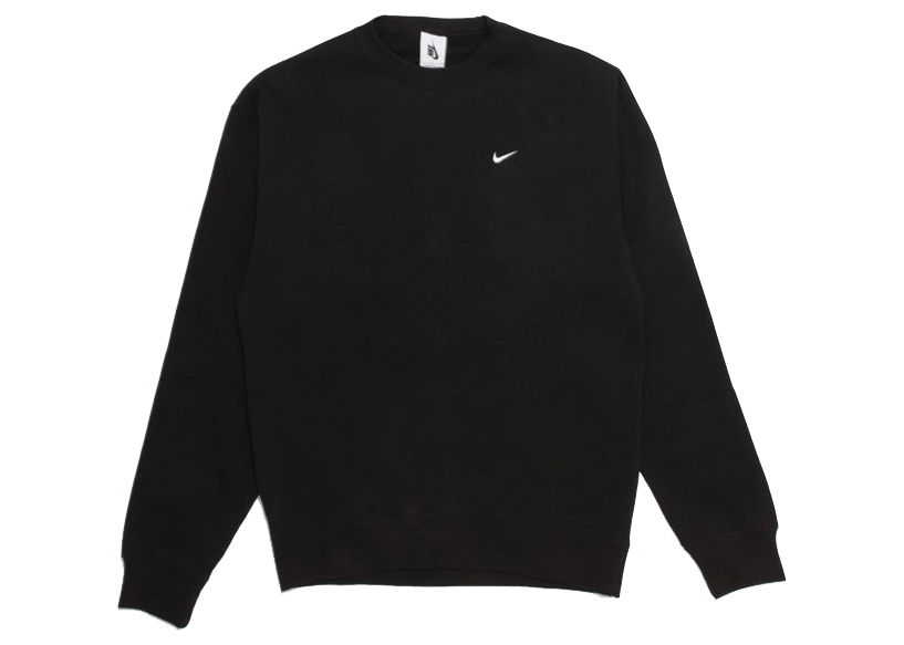 Mikina Nike Lab Fleece Crew Black/White Čierna | CV0554-010 / CZ5353-010
