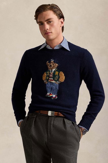 Sveter Polo by Ralph Lauren Polo Ralph Lauren Bear Sweater Navy | 710946138, 0