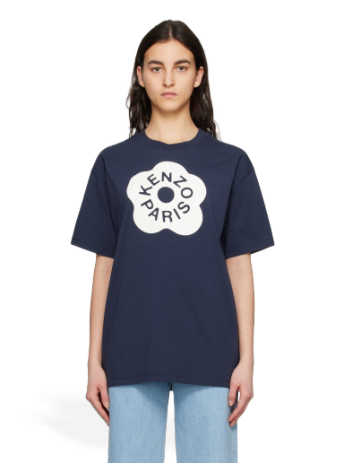 Tričko KENZO Paris Boke Flower 2.0 T-Shirt Navy | FD52TS0464SC