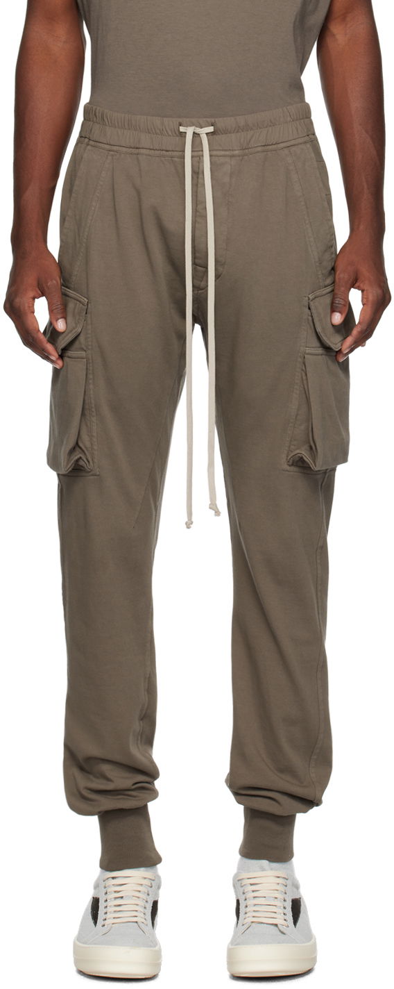 Cargo nohavice Rick Owens DRKSHDW Mastodon Cut Cargo Pants Zelené | DU02C5386 RIG, 0