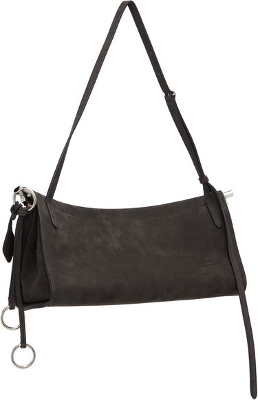 Kabelka Alaïa ALAÏA 'Le Click' East West Medium Suede Bag Vínová | AA1S01430CA214, 4