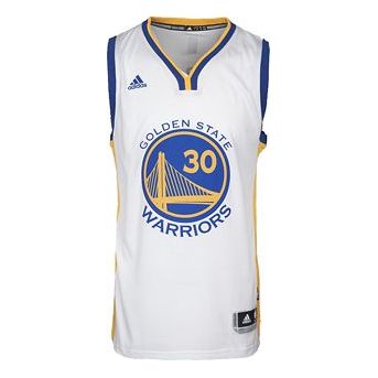 Tielko adidas Originals Golden State Warriors Stephen Curry Jersey Biela | A45915, 0