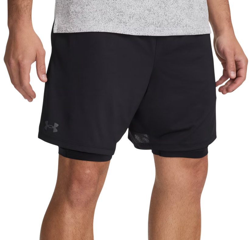 Šortky Under Armour Under Armour UA Tech Vent 2-in-1 Shorts Čierna | 6005917-001