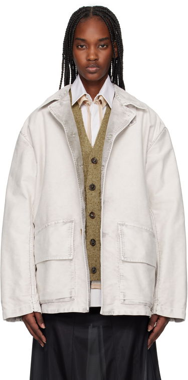 Bunda Maison Margiela Maison Margiela Sports Jacket Biela | S50AM0638 S76543, 0