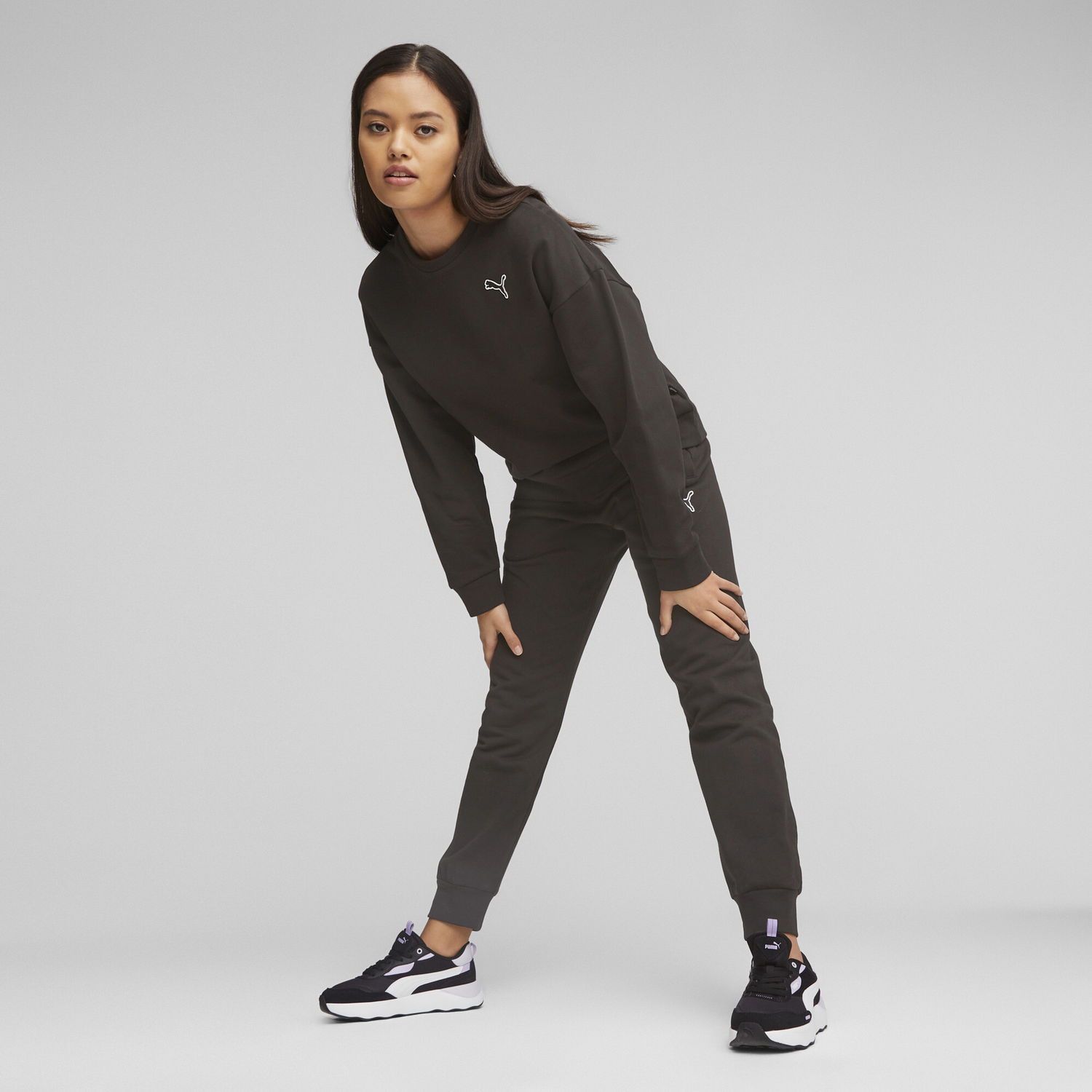 Mikina Puma BETTER ESSENTIALS Crew Neck Sweatshirt Čierna | 676803_01, 1