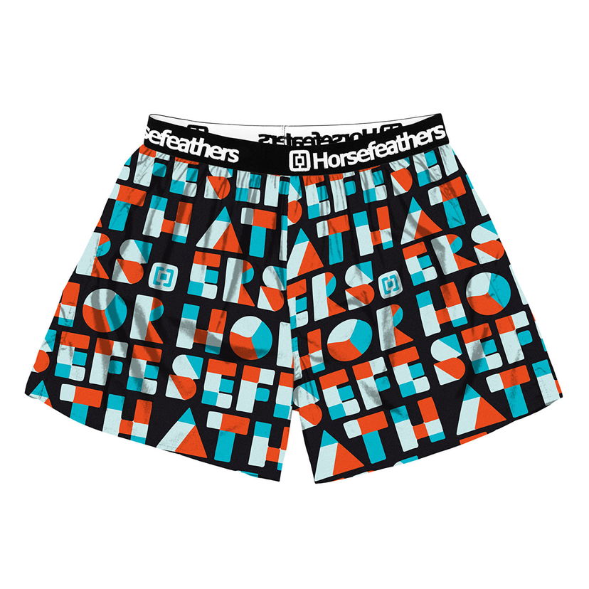 Boxerky Horsefeathers Boxers Frazier Boxer Shorts Typo Rôznofarebný | AA1034W