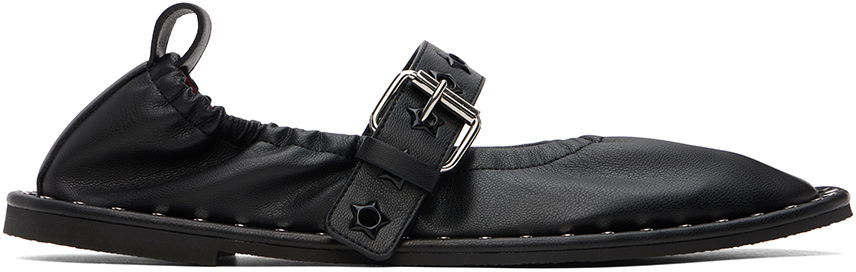 Tenisky a topánky Stella McCartney Stella McCartney Star-Studded Ballerina Flats Čierna | 810429W1IL0, 0