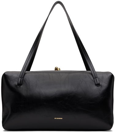 Taška cez rameno Jil Sander Pillow Handle Leather Shoulder Bag Čierna | J08WD0065_P5636, 0