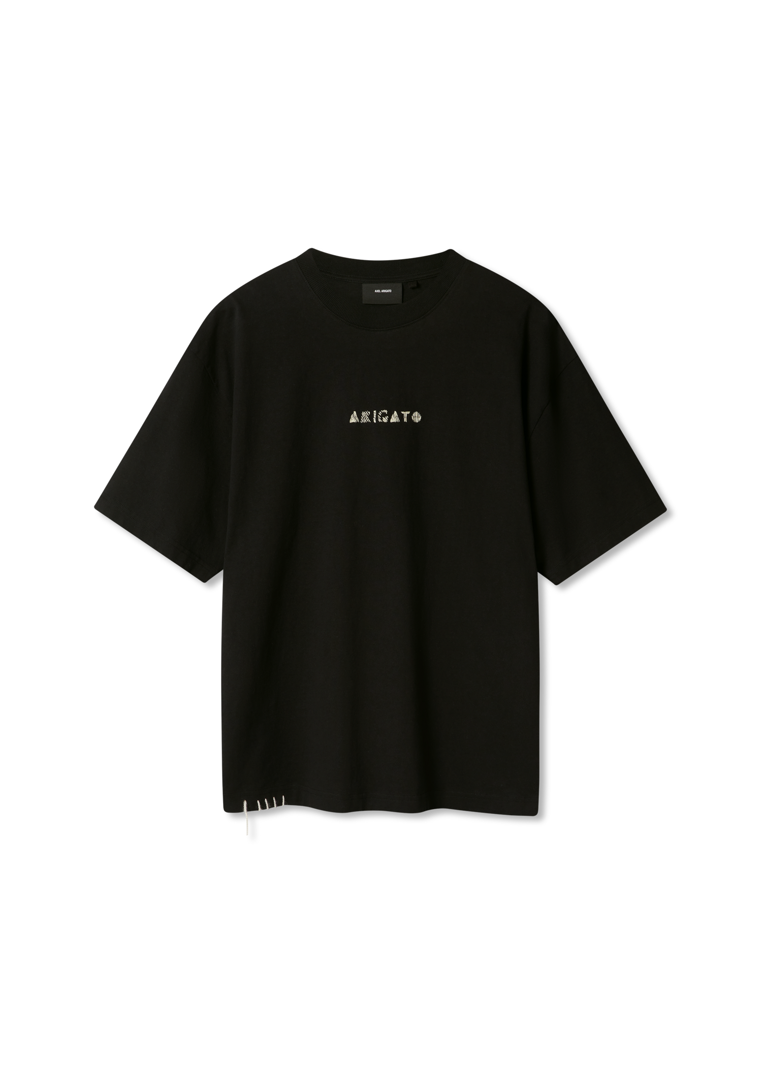 Tričko AXEL ARIGATO Men's Arigato Threaded T-Shirt Čierna | A3443002, 1