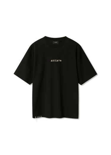 Tričko AXEL ARIGATO Men's Arigato Threaded T-Shirt Čierna | A3443002, 1