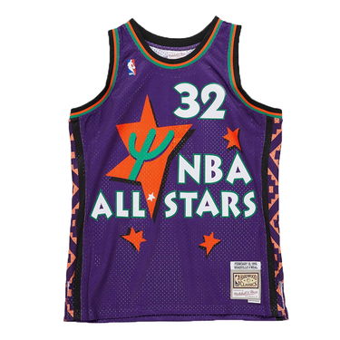 Dres Mitchell & Ness ALL STAR 1995 East Shaquille O'Neal Swingman Jersey Fialová | SMJYAC20037-ASEPURP95SON, 0